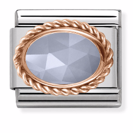 Agat Pasiasty Rose Gold